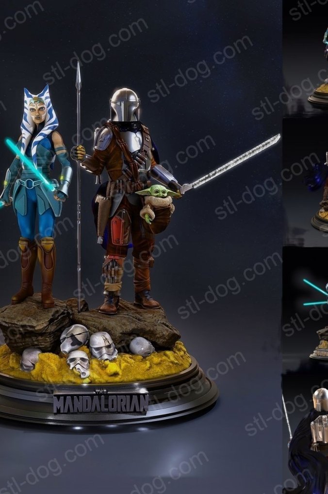 星球大战 曼达洛人 阿索卡3D打印图纸